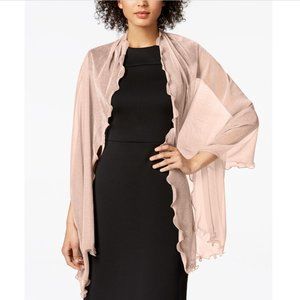 NWT ~ INC blush metallic wrap